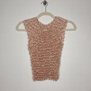 Vintage y2k Popcorn Shirt Fairy Whimsy Satin FC One Size Top 90s 00s